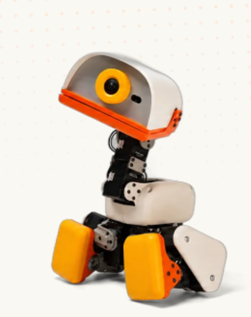 Microduck MD-01 Roboter in der Farbe Cream, vollständig sichtbar